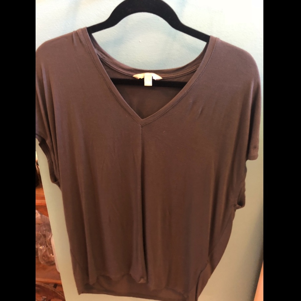 Gray banana republic shirt
